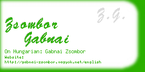 zsombor gabnai business card
